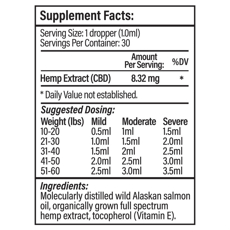 Full Spectrum CBD Tincture for Pets - Salmon