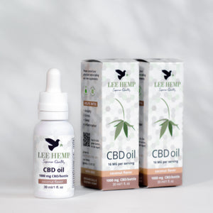 Full Spectrum CBD Oil - Coconut Flavor - 1000 mg - 1 oz