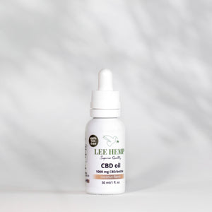 Broad Spectrum THC Free CBD Oil - Coconut Flavor - 1000 mg - 1 oz