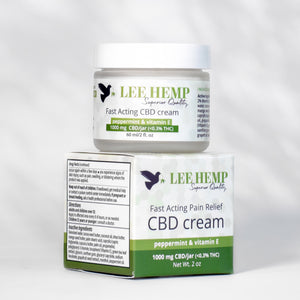 Fast Acting Peppermint Vitamin E CBD Cream