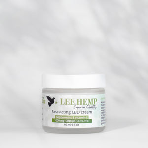 Fast Acting Peppermint Vitamin E CBD Cream