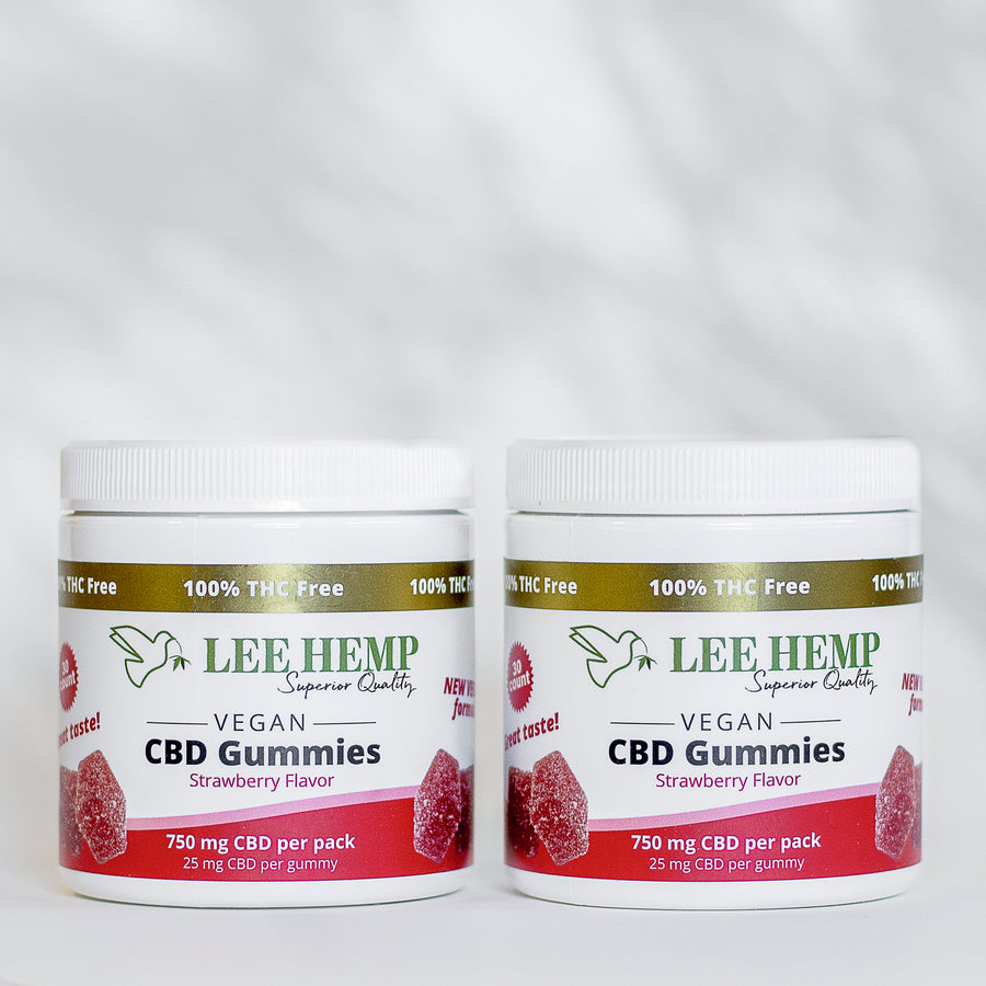 CBD Gummies - THC FREE - 30 COUNT - 25MG CBD